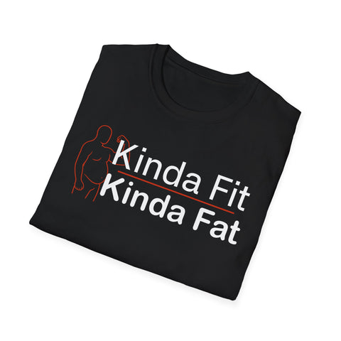 "Fit-Fat" Fitness-Inspired Unisex T-Shirt, Motivational Gym Tee, Perfect for Workouts, Casual Wear, Great Gift for Fitness Lovers