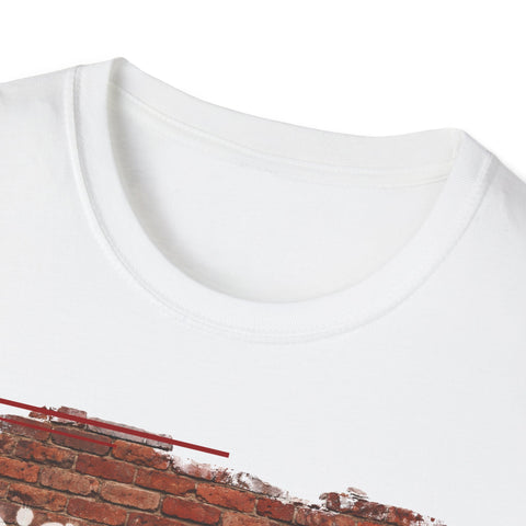 Disobedient Brick Graffiti T-Shirt — Urban Rebellious Streetwear Tee