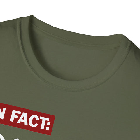 Unisex T-Shirt: Fun Fact I Don't Care | Casual Wear,