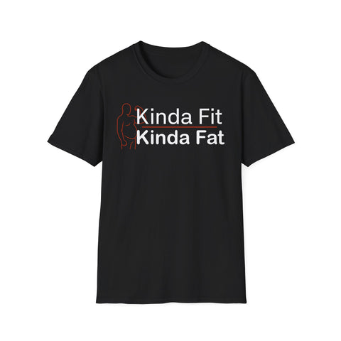 "Fit-Fat" Fitness-Inspired Unisex T-Shirt, Motivational Gym Tee, Perfect for Workouts, Casual Wear, Great Gift for Fitness Lovers