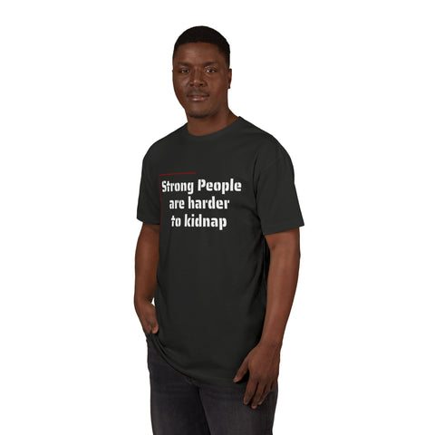 Strong People Unisex Sueded T-Shirt